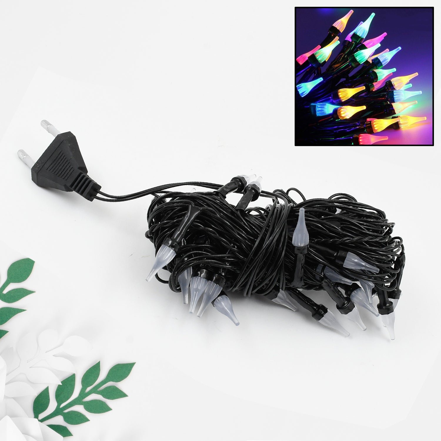 Flower String Lights – 9Mtr Multi-Color Festive | Indo Glow