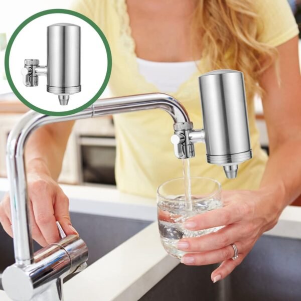 Faucet Water Filter – SS Purifier for Clean Tap Water | ChillPour