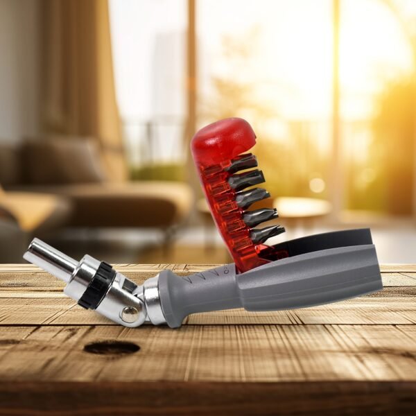 Ratchet Screwdriver Set – Adjustable Angle & 20 Bits | BoltForce
