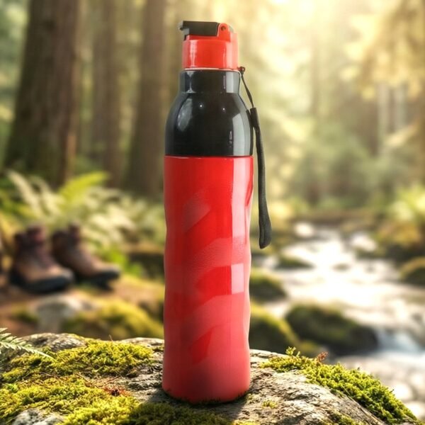 1000ml Sports Water Bottle – Leakproof Flip Lid & Carry Strap