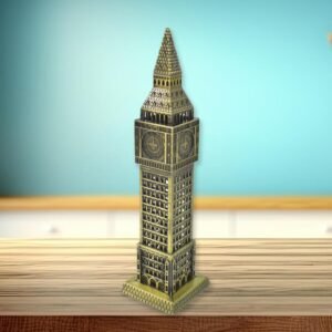 Big Ben Miniature Metal Statue – Elegant Home Decor Accent