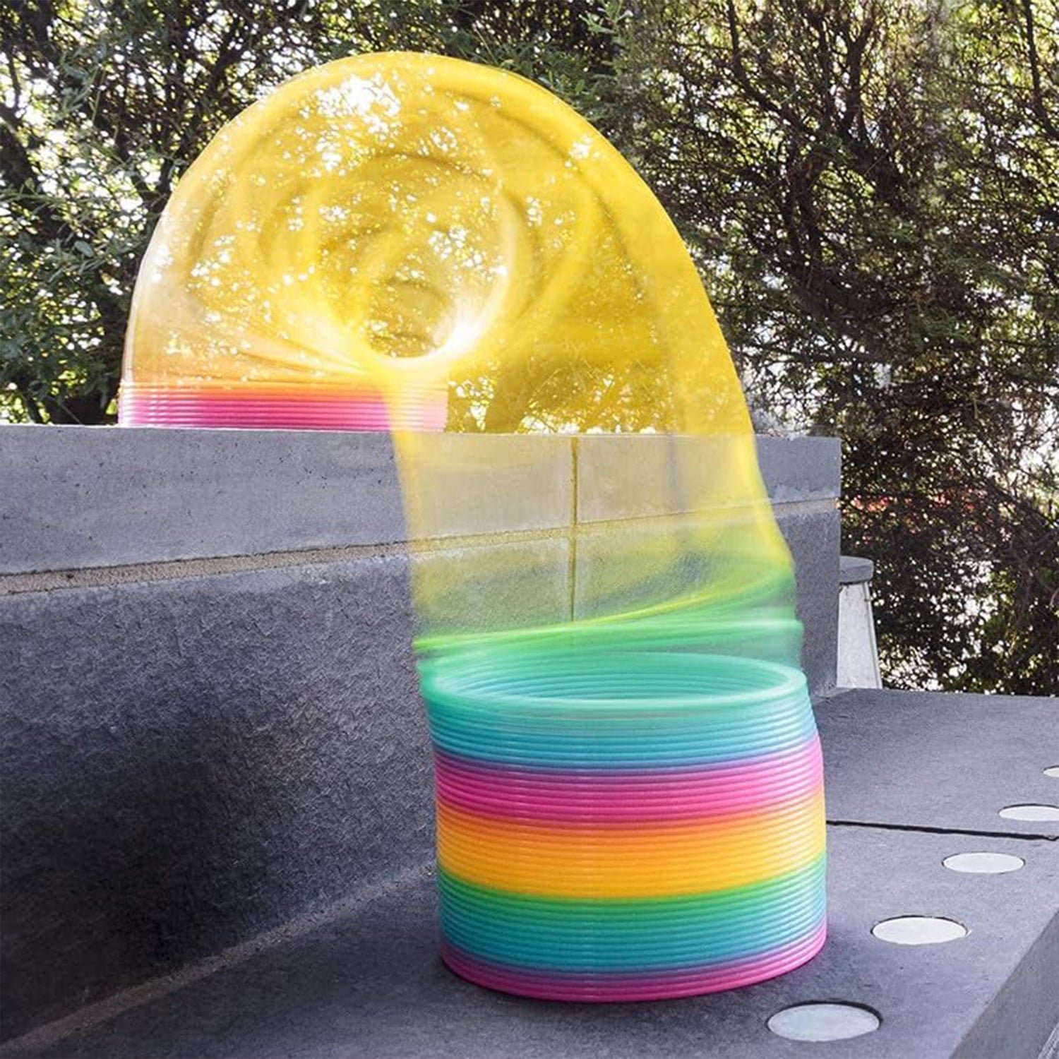 Rainbow Slinky Toy – Classic Fidget & Stress Relief | Little Learners
