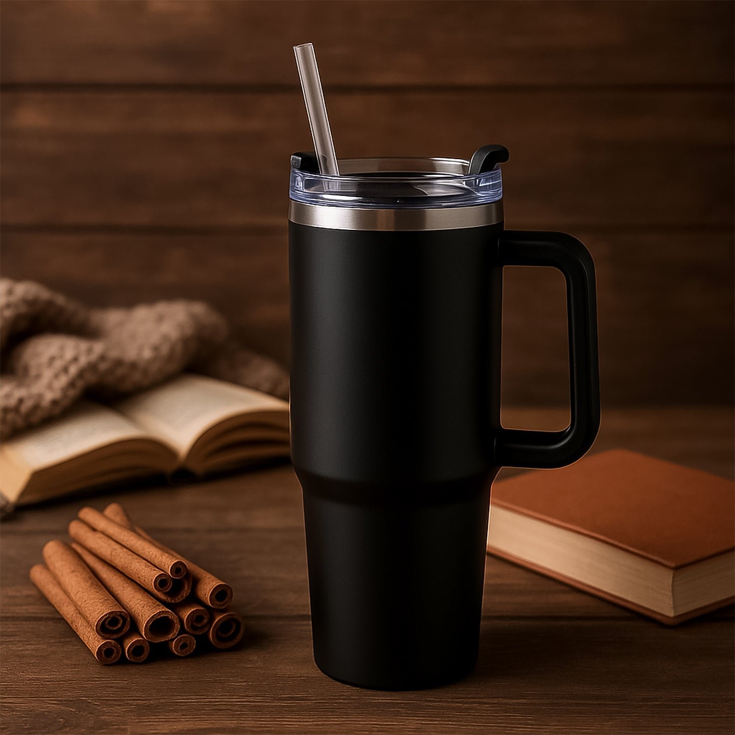 1200ML Stainless Steel Vacuum Insulated Travel Mug – Durable & Spill-Resistant