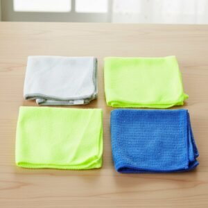 Microfiber Cleaning Cloths – Soft, Absorbent & Reusable for Streak-Free Surfaces