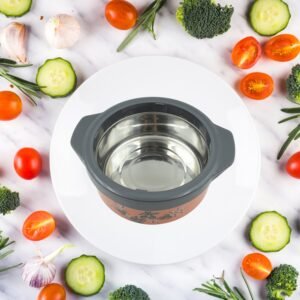 Insulated Casserole Box – Floral Steel Hot Pot 2500ml | Nekza