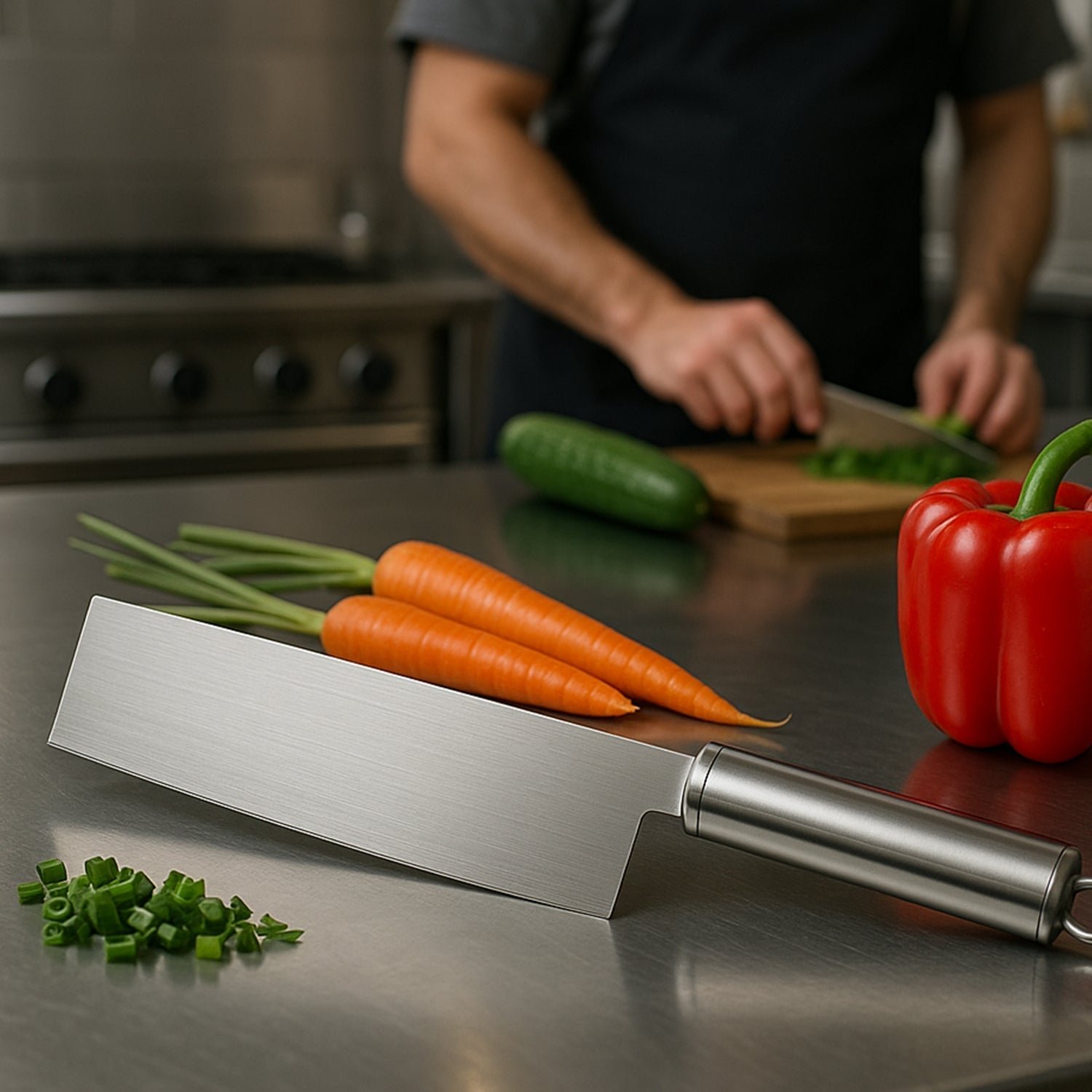 Vegetable Cleaver Knife – Ultra-Sharp Stainless Steel Precision