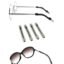 Anti-Slip Eyeglass Temple Tip Sleeves – Soft Comfortable Grip (4 Pc)
