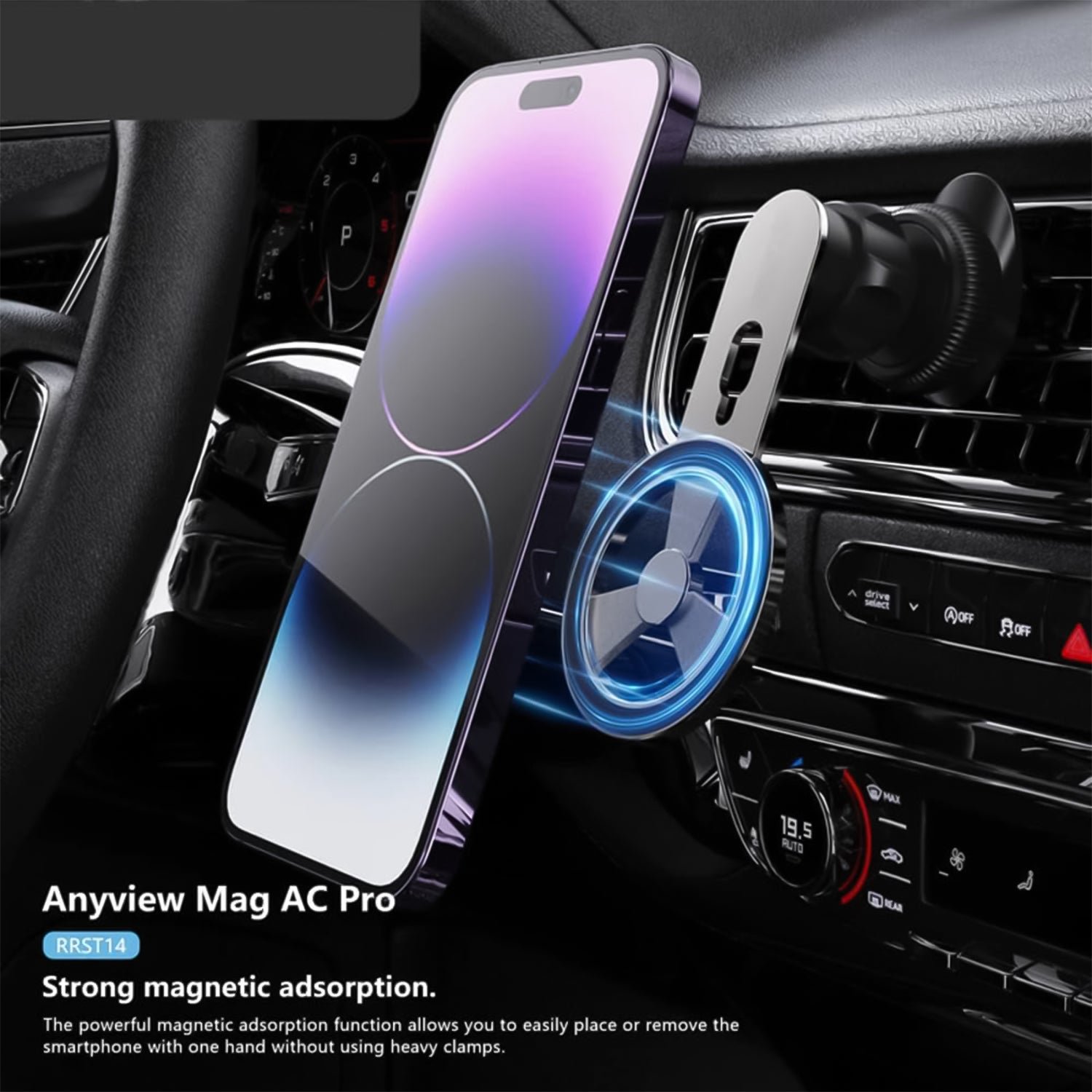 Magnetic Car Phone Holder – 360° Rotatable Air Vent Mount | Velvet Wheels