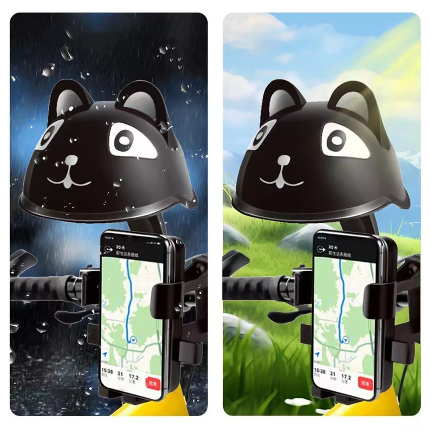Bike Phone Holder Sun Visor – Protects Screen & Blocks Glare
