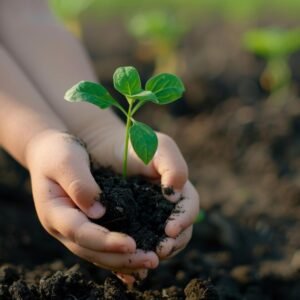 Organic Vermicompost – 1 KG Black Soil Manure for Plants | Grow Vanta