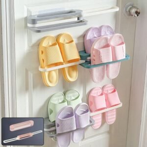 Wall Mounted Slipper Stand – Space Saving Footwear Organizer