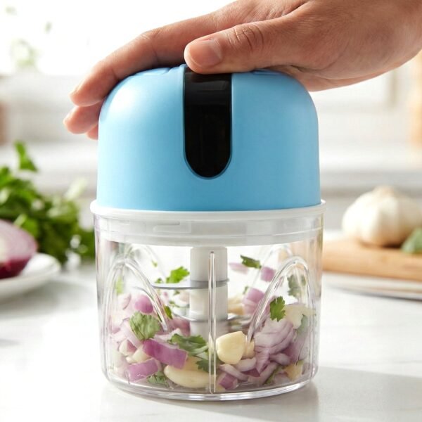 02_a2acc73a-1e9c-4c11-b5dc-73c56c811160 Mini Electric Garlic Chopper – USB Rechargeable 300ml | Indo Glow