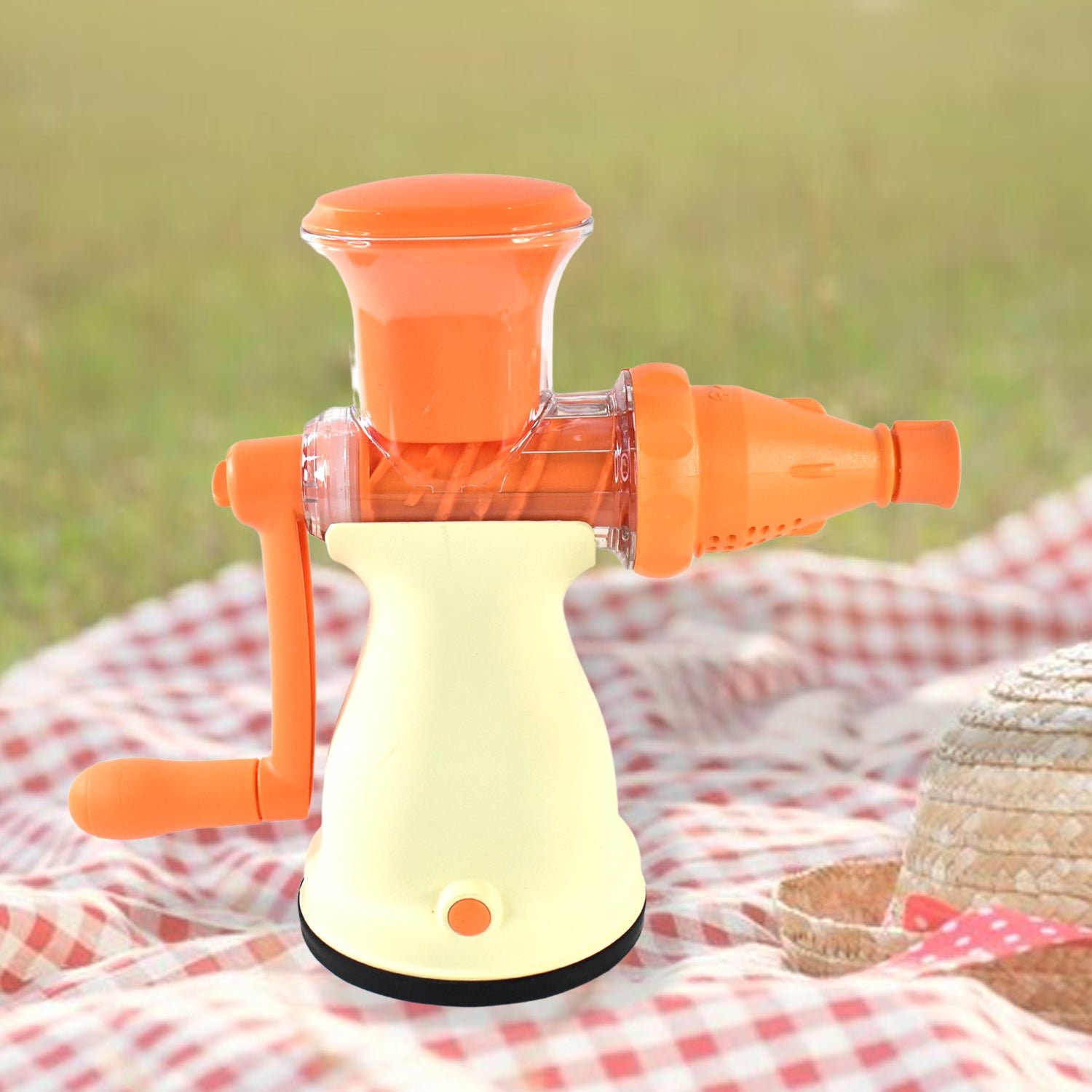 Manual Carrot Juicer – Heavy-Duty Vacuum Base for Easy Fresh Juice