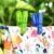 Cloth Drying Clips – Multicolor Plastic Laundry Pegs | BathNova