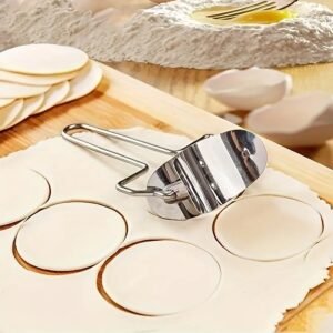 Puri Cutter Roller – Stainless Steel Dough Tool | Velvet Wipe