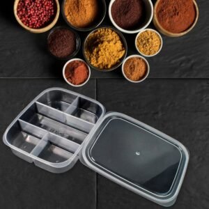 5 Compartment Lunch Box – Reusable Food Prep Container | Lunchie Bunchie