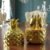 Gold Stainless Steel Cutlery Set – Luxury 24-Piece with Pineapple Stand
