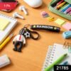 Rainbow Keychain – Colorful Cartoon Football Boy Accessory