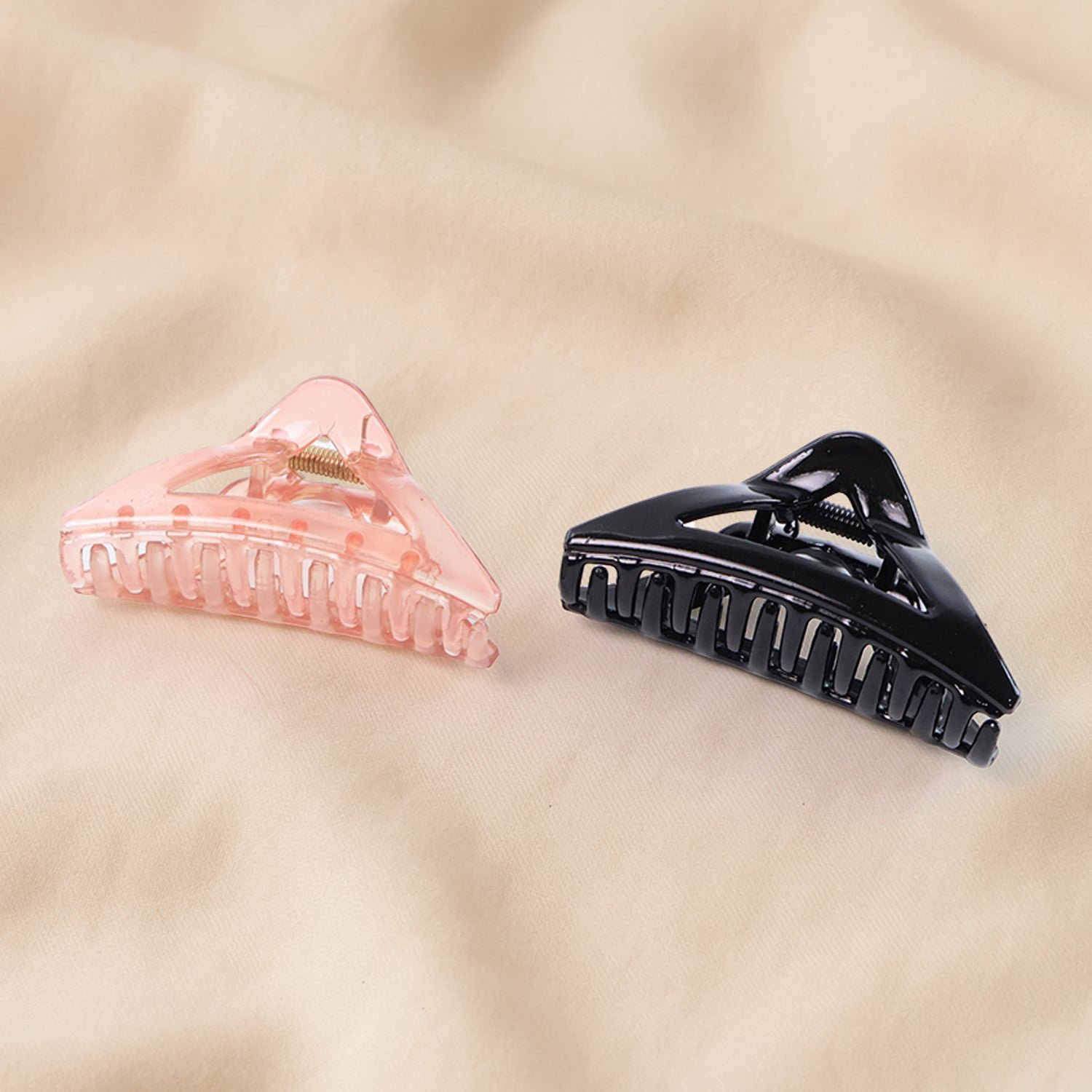 Triangle Hair Claw Clip – Durable 12 Pc Mix Color Set