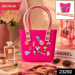 Buy Crocs-Inspired Tote Bag – Spacious & Trendy for Women & Girls