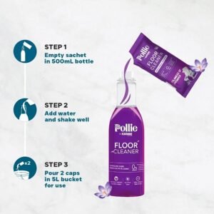 Concentrated Floor Cleaner Refill Kit – Eco-Friendly with Measuring Bottle