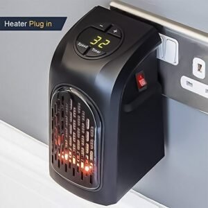 Mini Plug-in Heater – 400W Portable Wall Heater for Home |