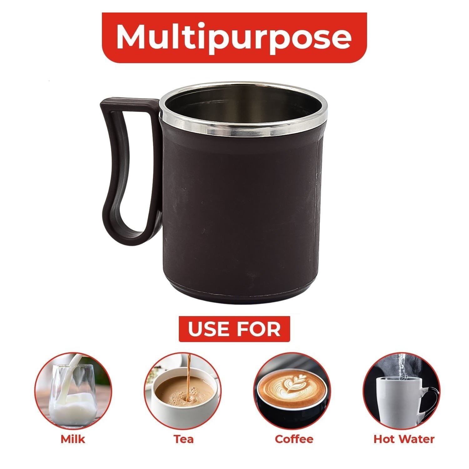 Stainless Steel Coffee Mug – Insulated, 200ml | Mug Wala