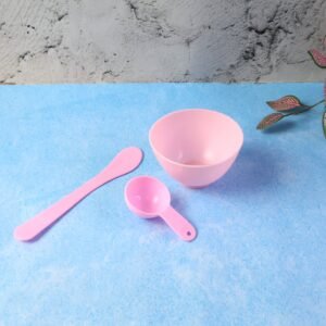 Facial Mask Mixing Bowl Set – Hygienic 3-Piece Skincare Kit
