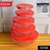 Glass Bowl Set – 5 Pcs Mixing & Storage with Lids | Organivo