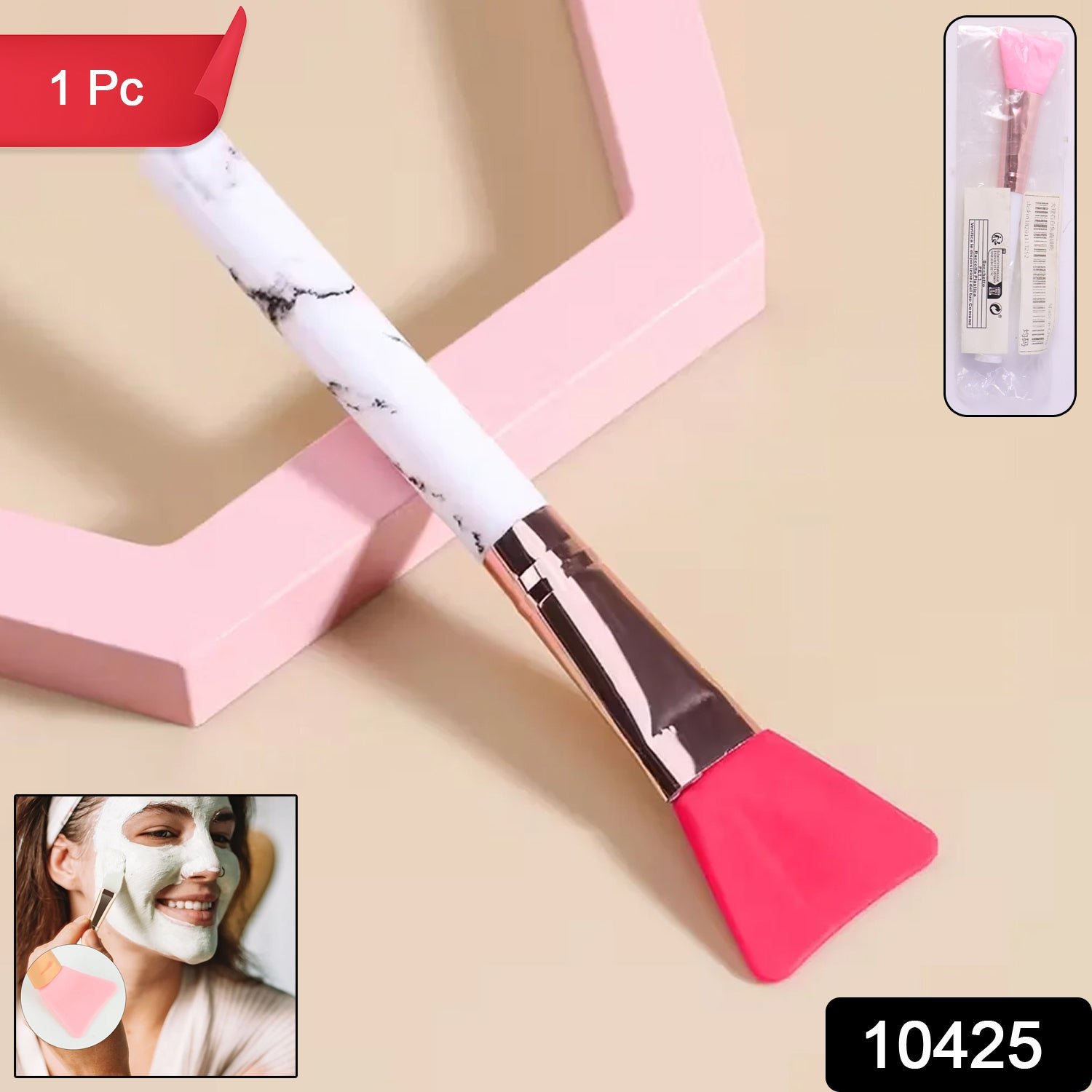 Silicone Face Mask Applicator Brush – Smooth, Hygienic Application