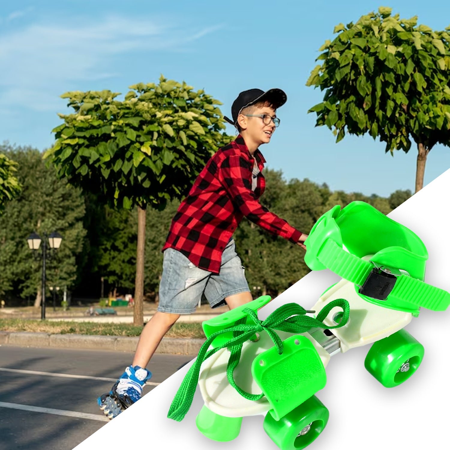 Kids Roller Skates – Adjustable, Comfortable & Safe | Play & Move