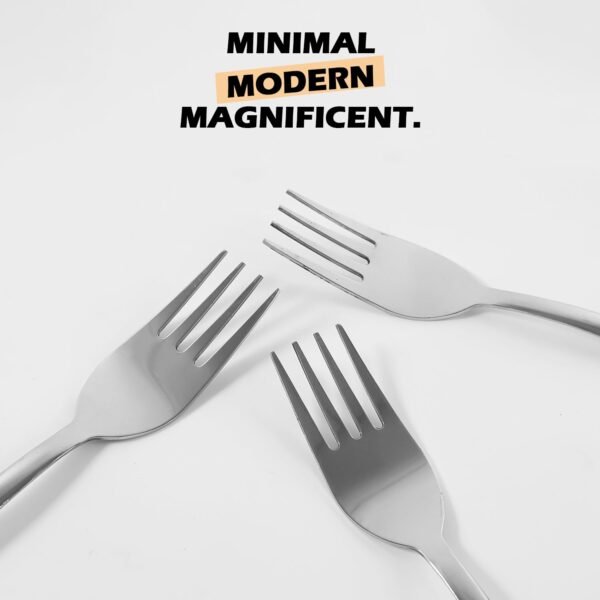 Stainless Steel Dinner Fork Set – 3 Pcs, Premium & Rust-Resistant