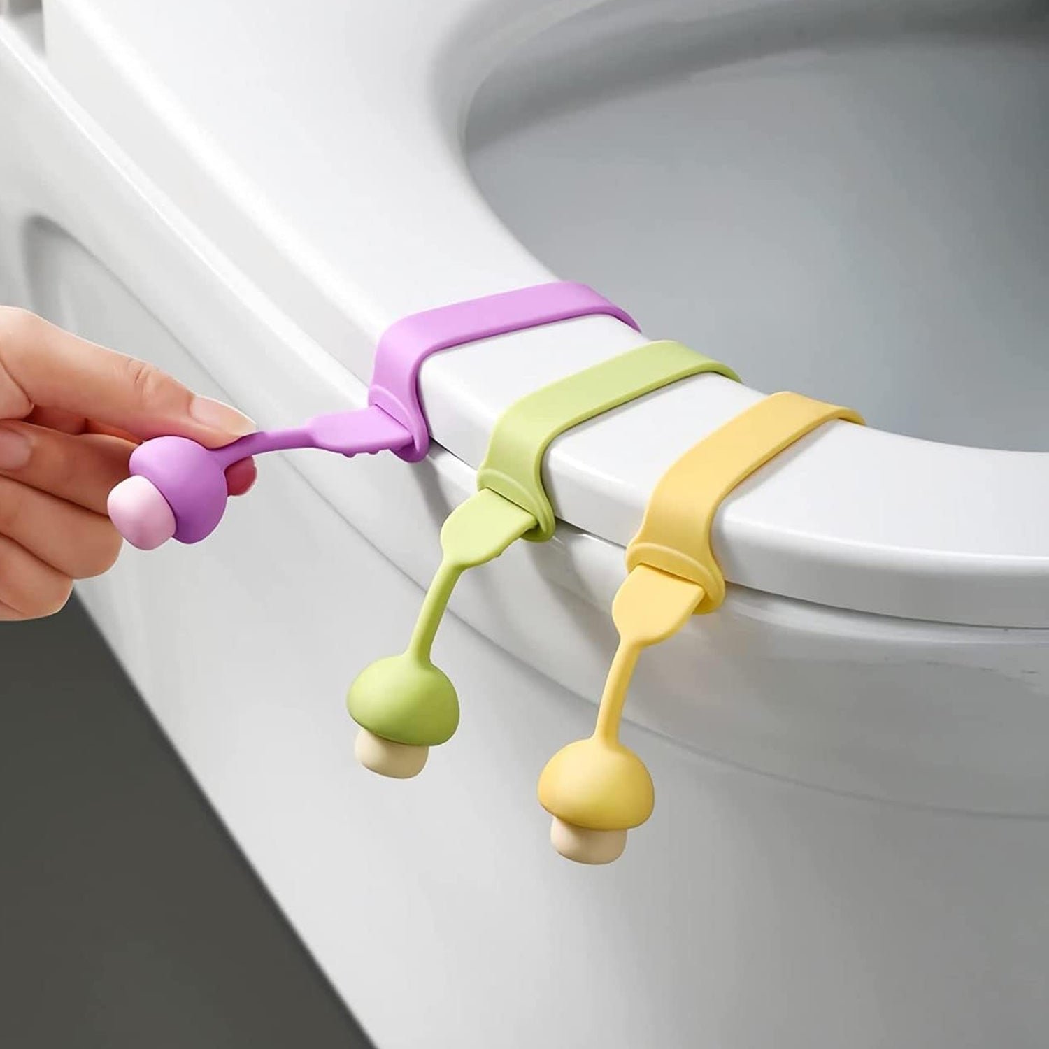 Toilet Seat Lifter – Hygienic Silicone Grip for Bathroom | Bathora