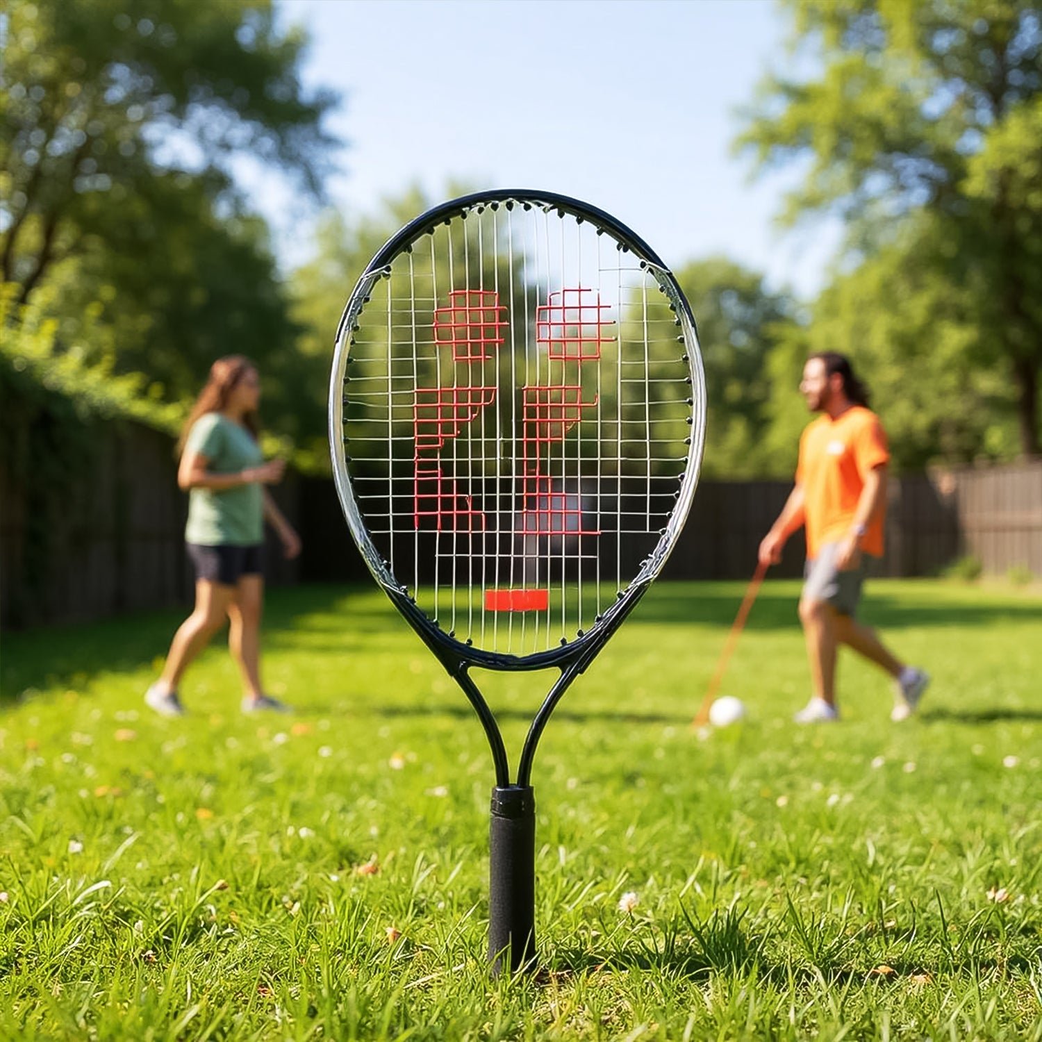 Lightweight Tennis Racket – Durable Aluminium Frame with Full Cover