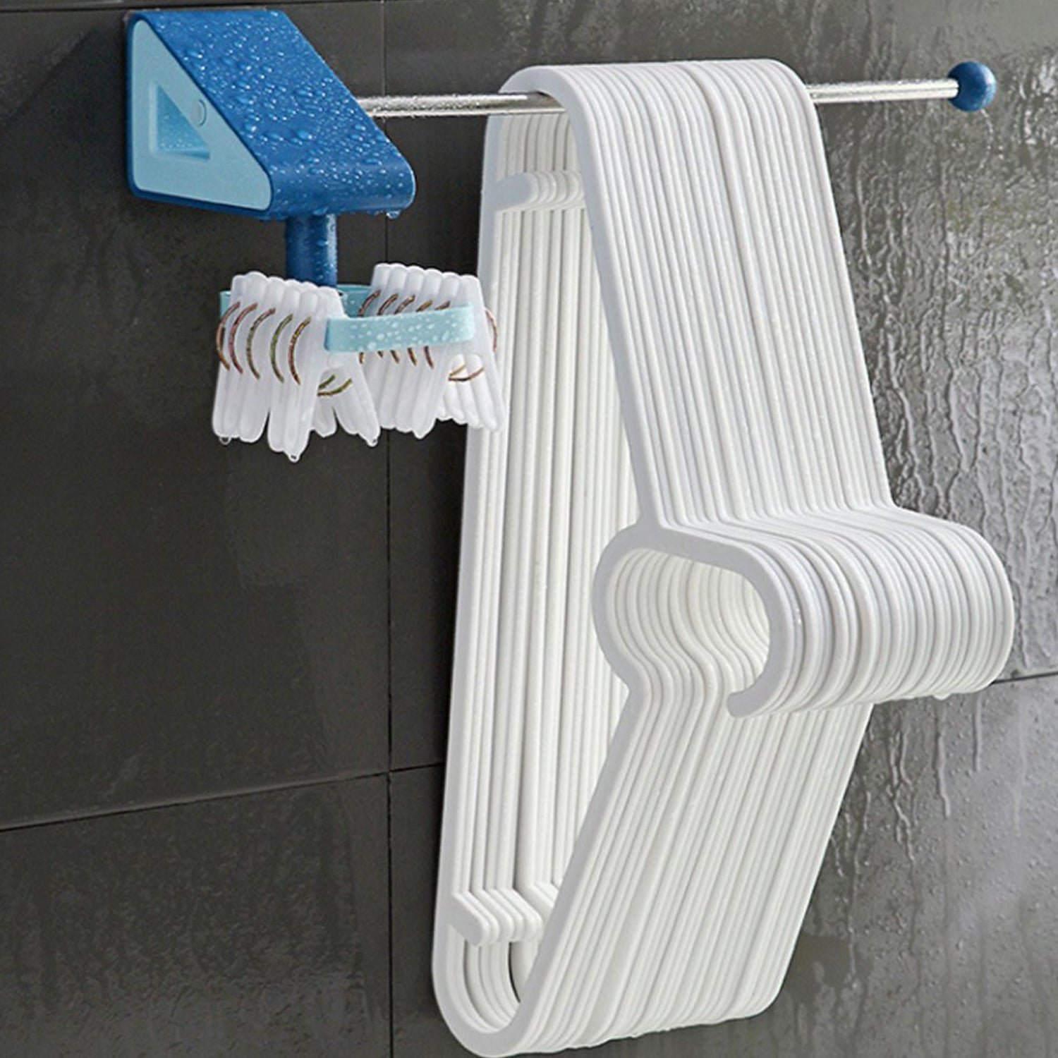 Self-Adhesive Kitchen Utensil Holder – No-Drill Hooks | CookAura