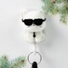 Cat Wall Hook – Cute Sunglasses Design, Self-Adhesive | Styleva