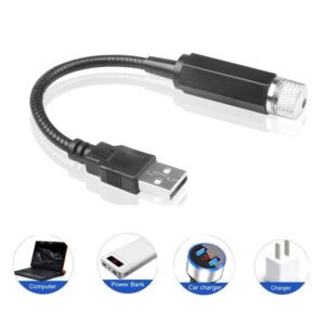 Car Star Projector – USB Roof Galaxy Light | Indo Glow
