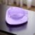 Transparent Purple Plastic Ashtray – Durable Heat-Resistant Design