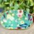 Plastic Serving Tray – Flower Print Design, 35x24cm | Serve Stellar