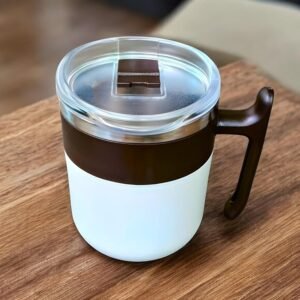 Insulated Mug – 350ml Stainless Steel, Spill-Resistant