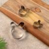 Stainless Steel House Shape Cookie Cutter Set – 3 Durable Baking Molds