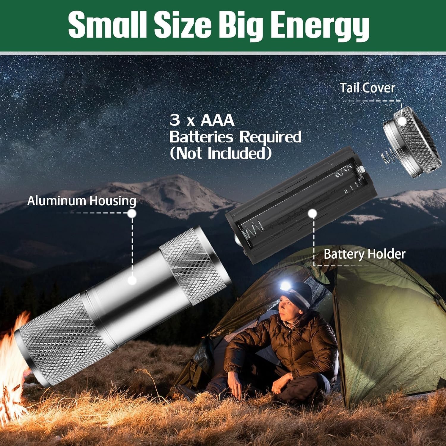 Pocket Torch – 9 LED Mini Flashlight for Emergency & Camping | Poravar