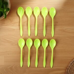 Plastic Spoons Set – Reusable Serving Cutlery | Tummy Tide