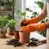 Waterproof Rubber Gloves – Reusable Kitchen & Household Protection