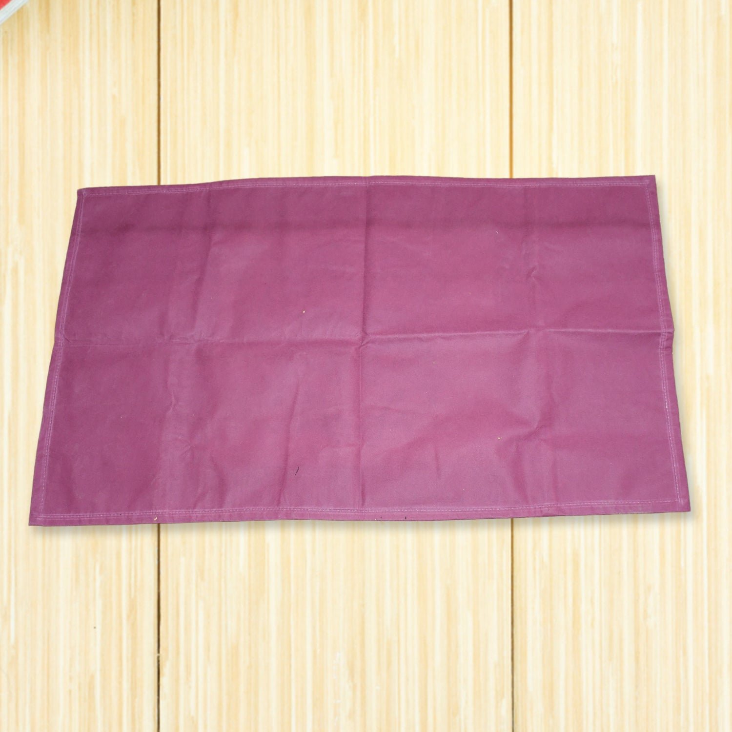 Cotton Fridge Top Cover – Peacock Design with Pockets | Dabster