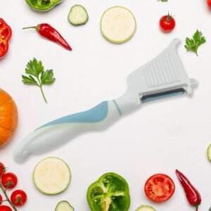 Multipurpose Peeler Brush – 5-in-1 Stainless Steel | Quickslice