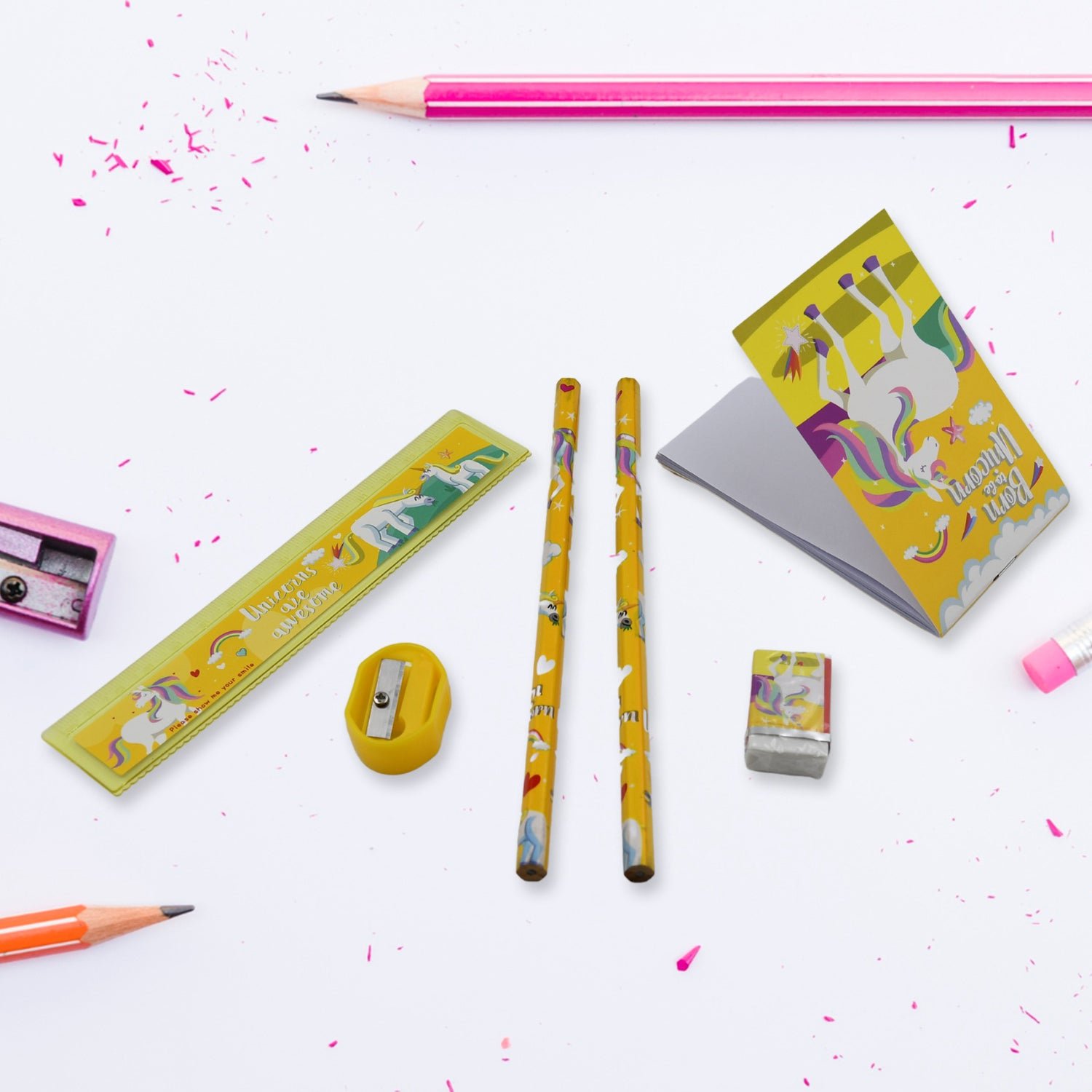 School Stationery Set – 6 Pc Kit for Kids & Office | VoltDesk