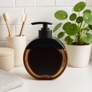 02_dffb64af-9a00-4deb-8fc7-41f2db86822f Liquid Soap Dispenser – Refillable Apple-Shaped 350 ML Capacity