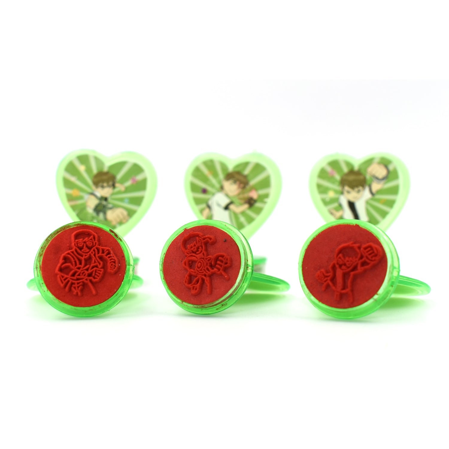 Kids Reward Stamps – Motivational Heart Set (6 Pcs) | Play Mancer