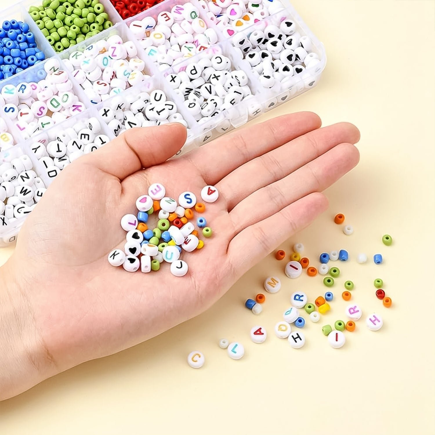 DIY Bracelet Making Kit – Alphabet & Colorful Beads for All Ages